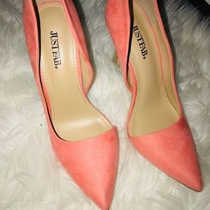 Pink heels